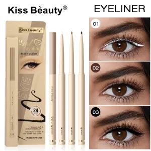 Kiss Beauty Eyeliner Glue Pen Extremely Thin Women'S Non-Dyeing Durable Waterproof Sweat-Proof Brown White Durable