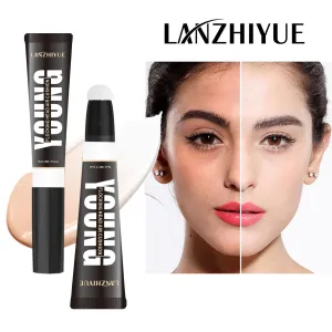 Lanzhiyue Temperature Nude Liquid Foundation Brightening Portable Light Breathable Concealer Does Not Fade