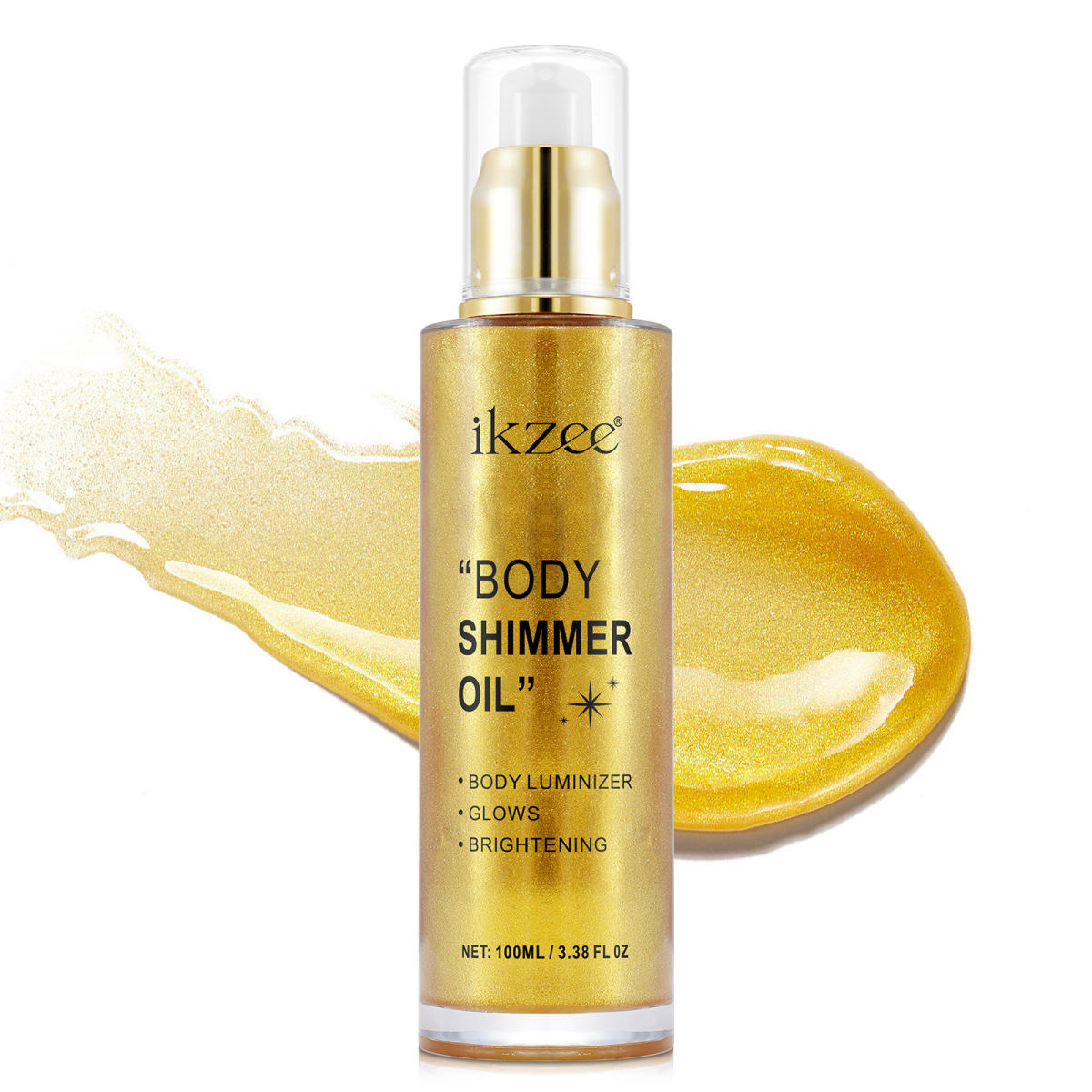 Wholesale Ikzee Body Glitter Oil Face High Gloss Brightening Liquid Body  Collarbone Sexy Shiny Luminous Oil