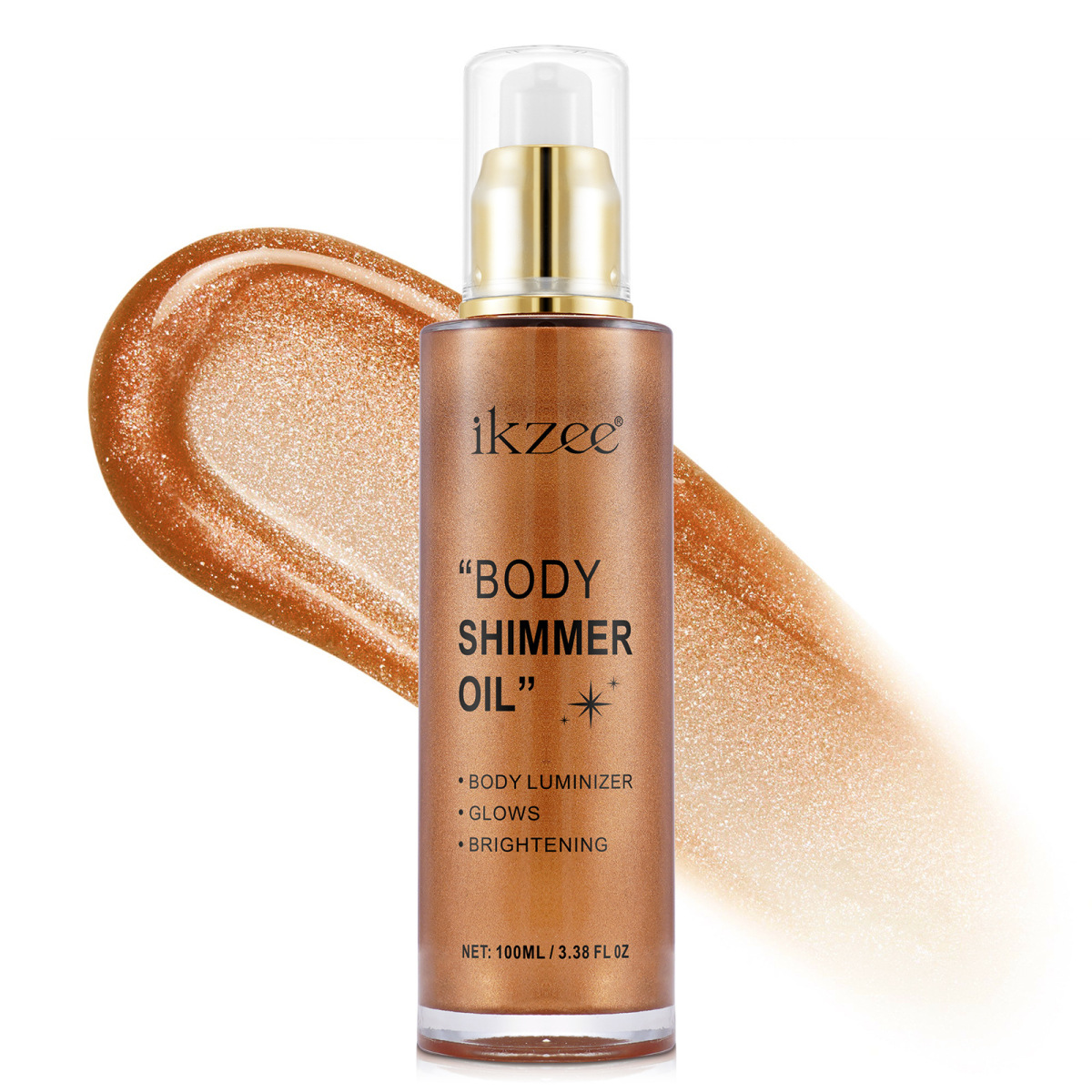 Wholesale Ikzee Body Glitter Oil Face High Gloss Brightening
