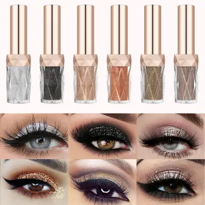 Yanqina Makeup Eye Shadow Flash Halloween Stage Makeup Monochrome Liquid Eye Shadow No Logo