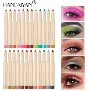 Beauty Eyeshadow Handaiyan Eyeliner Glue Pen Silkworm Mermaid Eye Shadow Pen Dual-Use Christmas Eyeliner