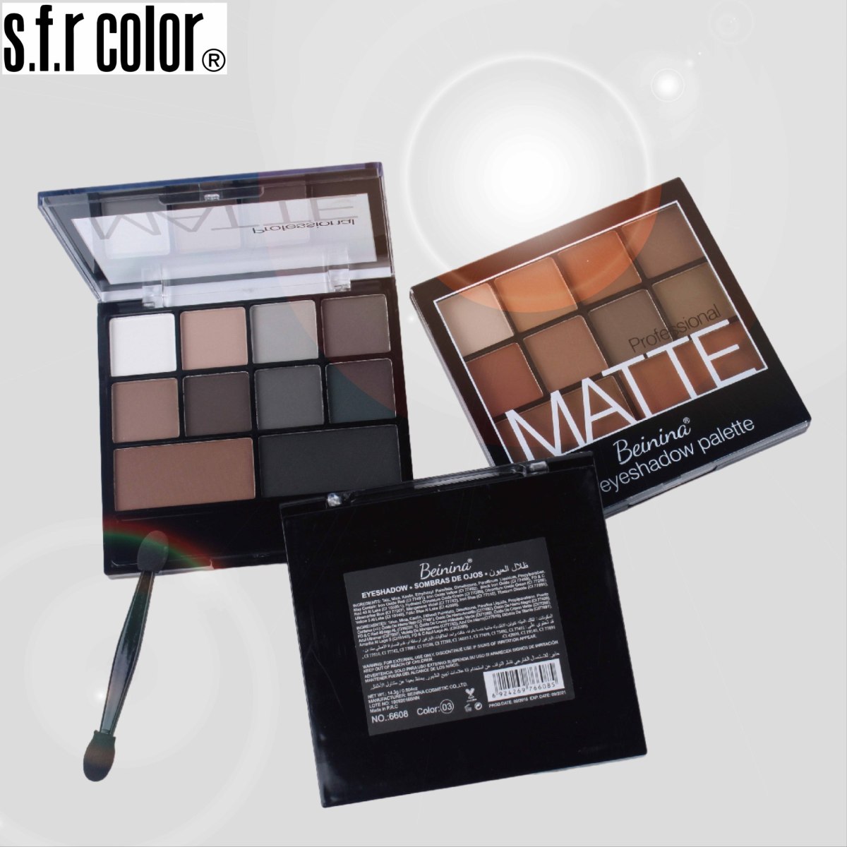 その他 ZR Layering Palette Complete Set Wholesale Ten-Color Matte Eye Shadow S.F.R Color Fashion
