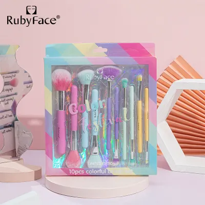 Single Makeup Brush Portable Blush Highlight Silhouette Powder Repair Brush Beauty Tools Cleaning Brush