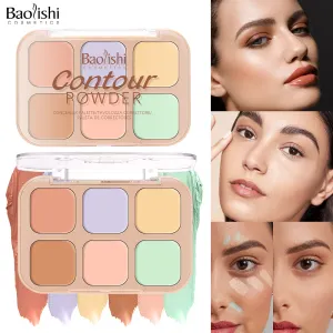 Concealer Plate 6 Color Yabaolian Makeup Concealer Plate 6 Color Hydrous Natural Waterproof Concealer