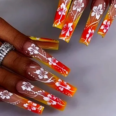 Three-Dimensional Water Corrugated Removable Nail Pieces Pink Nail Art Wear Armor Almond Wearable Nail Pieces