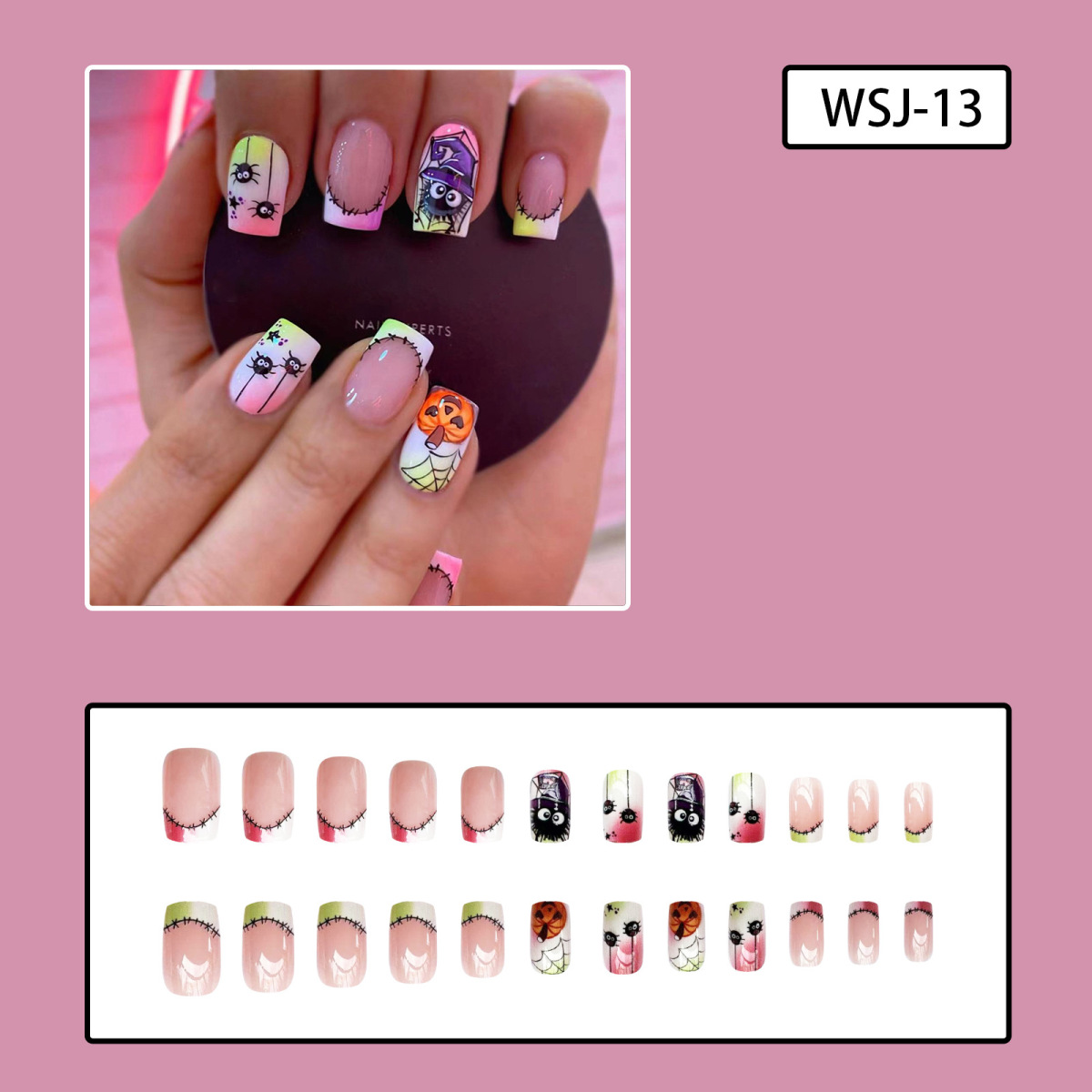 NAIL STICKER Abstraction, Zebra & Leopard Print #STZ-SJ063