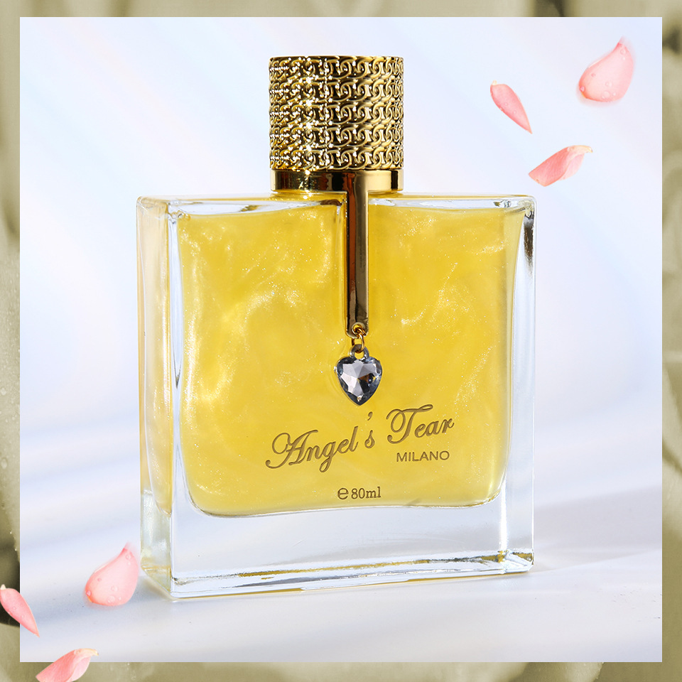 Wholesale Quicksand Gold Lady Perfume Gilded Flower And Fruit Girl