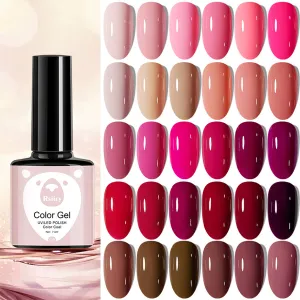 2024 Popular 30 Color Bottle Nail Polish Gel Firm And Durable