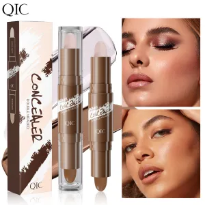 Qic Chini Color Face Repair Stick Concealer Stereo Shadow Small V-Face Dual-Purpose High-Gloss Beauty Makeup