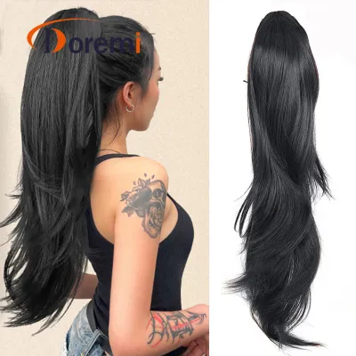 Wig Female Hair Piece To Increase Hair Volume Curl Wig Piece High Temperature Silk Big Wave 3 Pieces 45Cm