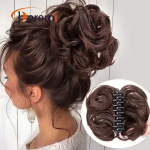 Fashion Fluffy Hair Pack Bud Ball Head Grasping Clip Convenient Lazy Hair Weave