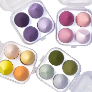 Four Kung Pig Egg Box Beauty Makeup Egg Makeup Powder Puff Suit Sponge Makeup Egg