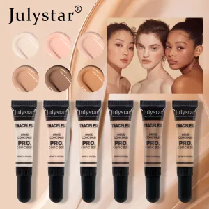 Julystar Beauty Face Ziz Matte Foundation Liquid KUN Oil Easy To Take Off Makeup Concealer Foundation Liquid