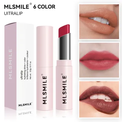 Mlsmile Makeup Lipstick 6 Color Lasting Moisturizing Moisturizing Lipstick White Easy To Color Lip Gloss