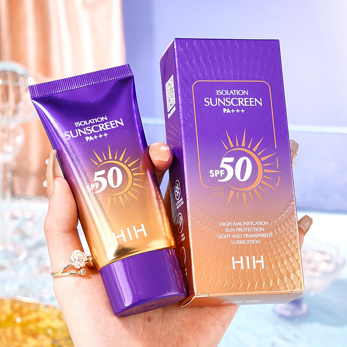 Wholesale Isolation Sunscreen Spf50Pa Waterproof Sweat-Proof UV
