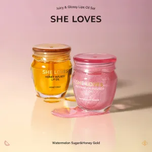 Lip Oil Set Honey Watermelon Lip Oil To Remove Dead Skin Desalination Lip Line Anti-Dry Lip Oil Honey Suit