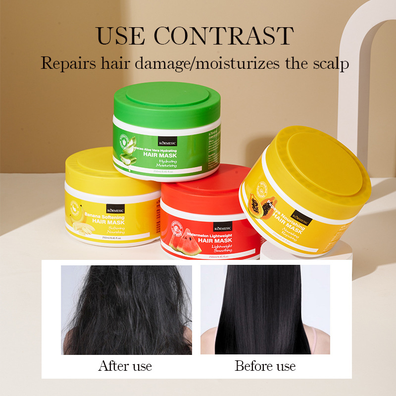 Wholesale Kormesic Aloe Fruit Hair Mask Hair Mask Curing Supple