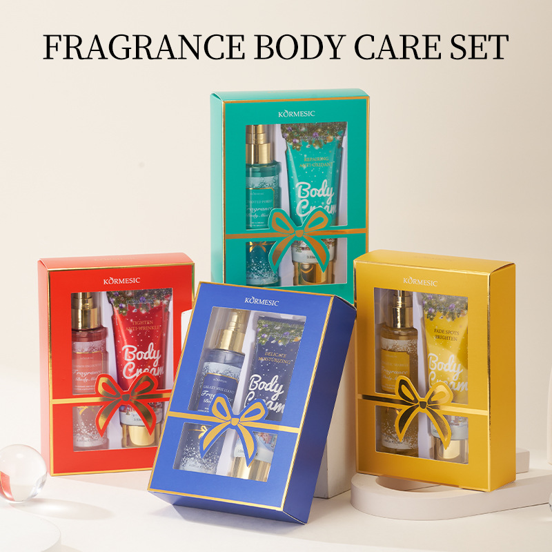 Wholesale Kormesic Christmas Fragrance Body Care Suit Set