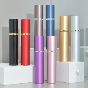 15Ml Perfume Packaging Bottle Travel Portable Push Type Hydrating Spray Bottle Glass Empty Bottle