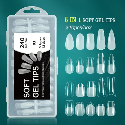 With Scale Nail Art Fast Phototherapy Crystal Extension Nail Mold Nail Piece 100 Piece Crystal Nail Piece