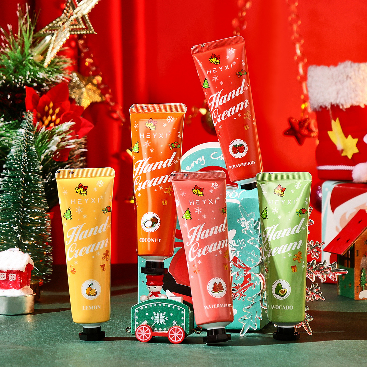 Wholesale Heyxi Hand Cream Suit Christmas Moisturizing Tight