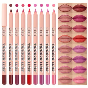 Ushas Lip Liner Easy To Color Long-Term Waterproof Non-Stick Cup Matte Makeup Effect