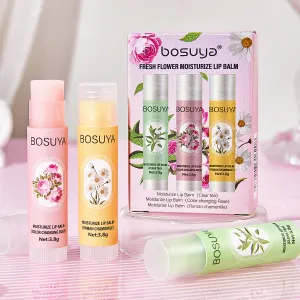 BOSUYA Lip Balm Set Box Moisturizes And Firms Lip Protection To Prevent Dry Cracking