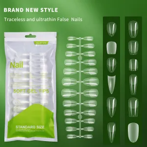 Water Drops Almond Wear Nail Art Ballet Square Short Nail Scrub Patch Extension Nail Patch
