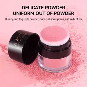 Amg Blush Powder Multicolor Waterproof Matte Brightening Easy To Color Non-Blooming Blusher