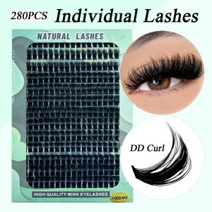 Segmented Self-Grafting False Eyelashes Curly Thick High Imitation Hot Melt Hair 110Dd