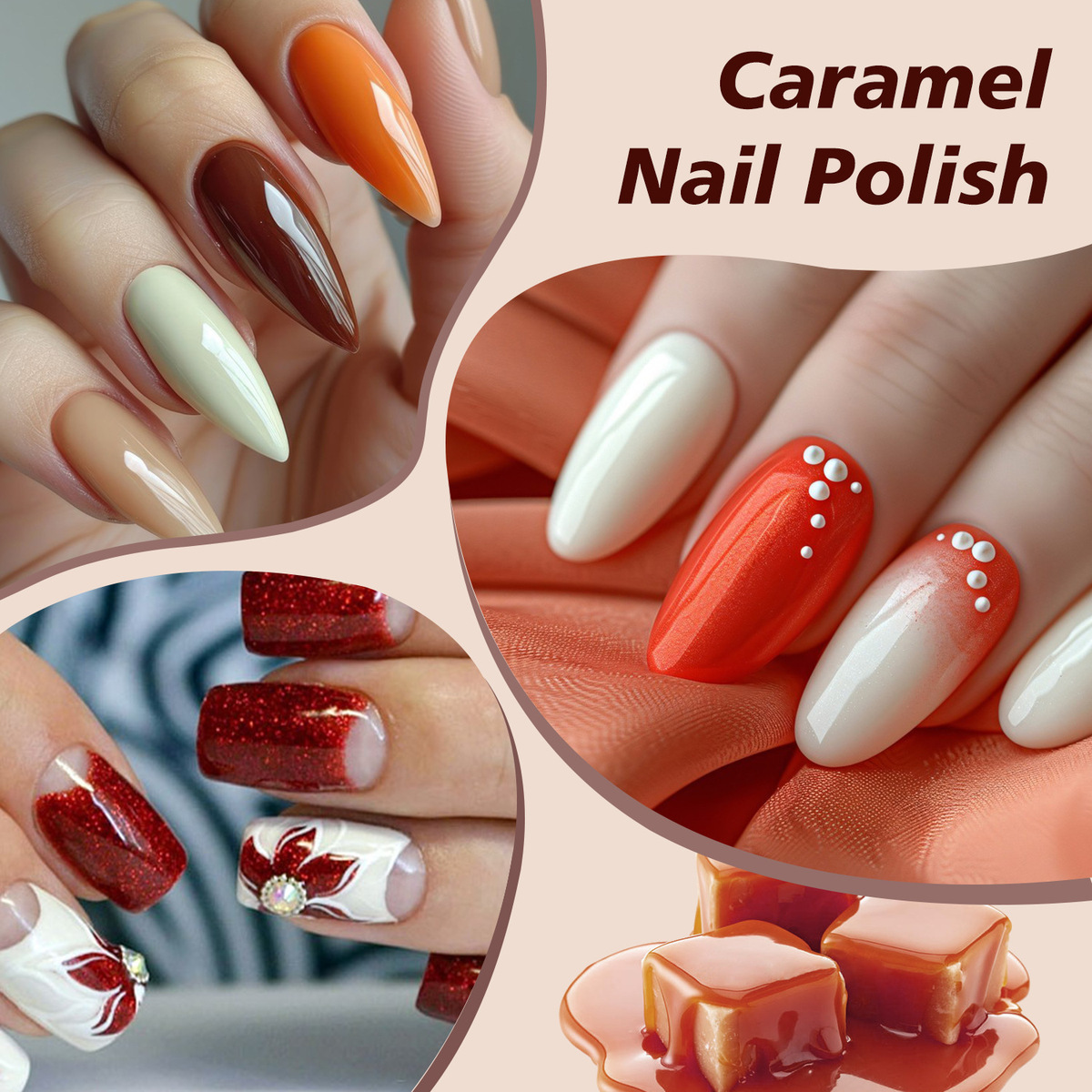 Wholesale Caramel Cocoa Nude Free Roast Water-Based Nail Polish