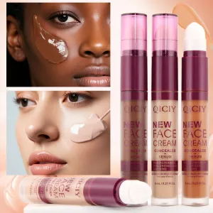 Qiciy 6 Color Concealer Finisher Brightening Modification Nose Shadow Concealer Highlight Stick