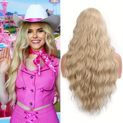 Large Wave Long Curly Hair Wig WomenS Hair Wigs Chemical Fiber Wig Full Head Cover