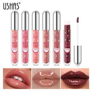USHAS Nourishing And Moisturizing Lip Gloss Moisturizing Lip Oil 12 Color Pearlescent Brightening