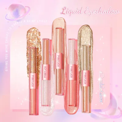 Langmanni Chameleon Liquid Eye Shadow 6 Color Diamond Shine Eye Shadow Liquid Single Pack