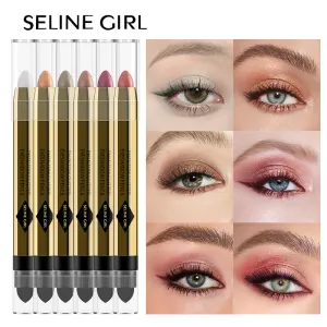 Sellinger Phantom Color Glistening Highlight Eyeshado Pen Double-Headed Pearlescent Fine Glistening Highlight Sleeping Silkworm Pen