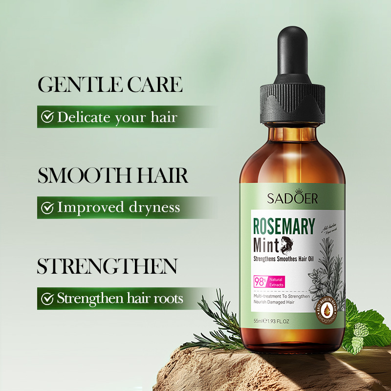 Wholesale Peppermint Rosemary Botanical Hair Care Essential Oil