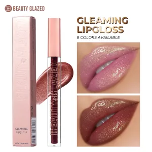 Huile à lèvres Beauty Glazed en pot non adhésive 8 couleurs