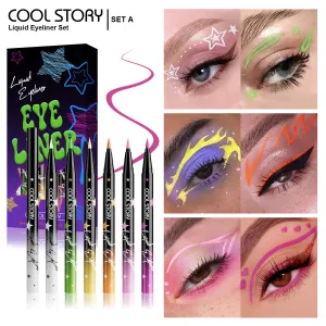 COOL STORY Halloween 6 Multicolor Eyeliner Suit
